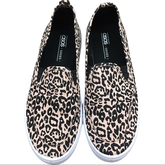 ASOS Leopard Print Dexter Slip On Sneakers US 7 - Picture 3 of 9